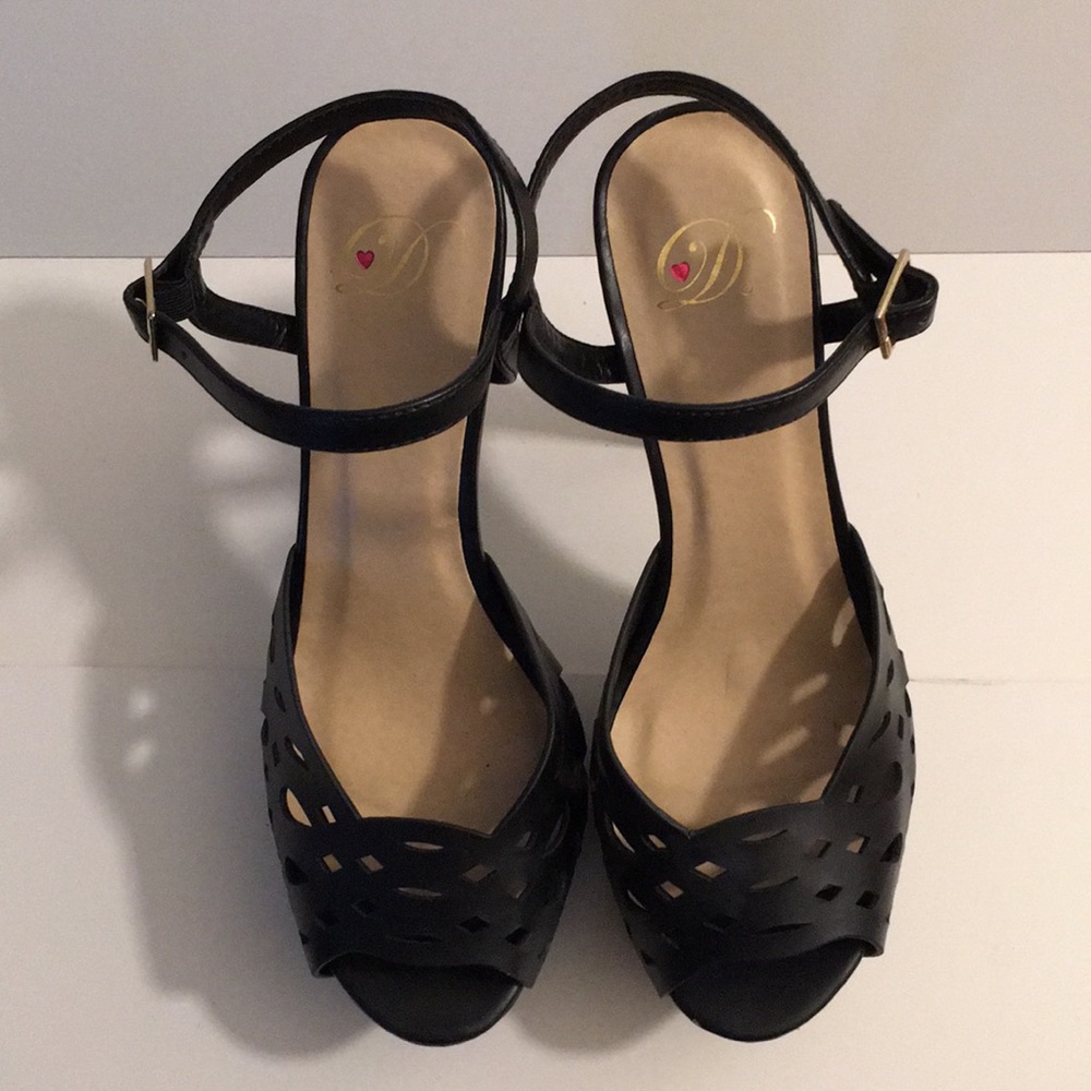 Black Platform Heels